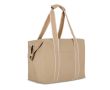 Sac isotherme en RPET à un compartiment avec isolation en aluminium couleur beige