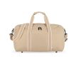 Sac en RPET pour voyage ou sport avec grande ouverture supérieure couleur beige