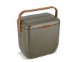 Glacière portable compacte anti-fuite pour boissons et snacks 8 L couleur vert militaire
