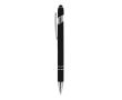 Stylo en aluminium recyclé avec clip robuste et encre bleue couleur noir
