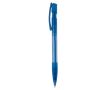 Stylo en plastique fabriqué en Allemagne à encre bleue rechargeable couleur bleu transparent