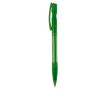 Stylo en plastique fabriqué en Allemagne à encre bleue rechargeable couleur vert transparent