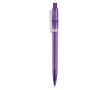 Stylo en plastique mat fabriqué dans l’UE avec recharge à encre bleue couleur mauve