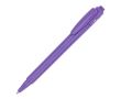 Stylo en plastique recyclé fabriqué en Italie, encre bleue couleur lilas
