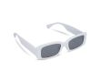 Lunettes de soleil noires en plastique 100% recyclé couleur blanc cassé
