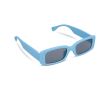 Lunettes de soleil noires en plastique 100% recyclé couleur bleu bondi