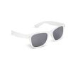 Lunettes de soleil en plastique 100 % recyclé UV400, plusieurs coloris couleur blanc