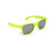 Lunettes de soleil en plastique 100 % recyclé UV400, plusieurs coloris couleur vert lime