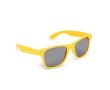 Lunettes de soleil en plastique 100 % recyclé UV400, plusieurs coloris couleur jaune