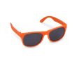 Lunettes de soleil multicolores avec verres noirs UV400 couleur orange