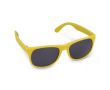 Lunettes de soleil multicolores avec verres noirs UV400 couleur jaune