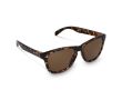 Lunettes de soleil classiques en plastique recyclé, protection UV400 couleur marron