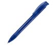 Stylo en plastique fabriqué dans l’UE avec recharge Jumbo, encre bleue couleur bleu