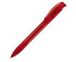 Stylo en plastique fabriqué dans l’UE avec recharge Jumbo, encre bleue couleur rouge