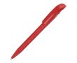 Stylo Stilolinea en plastique 100 % recyclé à encre bleue couleur rouge foncé