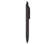 Stylo en plastique métallisé avec clip solide et recharge jumbo bleue couleur noir