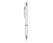Stylo personnalisable en ABS antibactérien encre bleue Colors couleur blanc