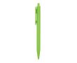 Stylo en plastique avec détails colorés sur le dessus couleur vert lime