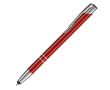 Stylo bille en aluminium avec embout pour écran tactile, encre bleue couleur rouge foncé