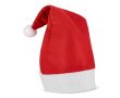 Bonnet de Père Noël Classique en feutre avec pompon blanc couleur rouge