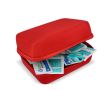Trousse de premiers secours en caoutchouc souple, certificat UE couleur rouge