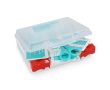 Trousse de premiers secours en plastique conforme aux normes UE couleur blanc