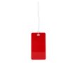 Étiquette d’identification de bagage à remplir à l’intérieur couleur rouge