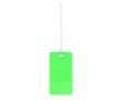Étiquette d’identification de bagage à remplir à l’intérieur couleur vert lime