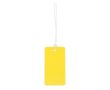 Étiquette d’identification de bagage à remplir à l’intérieur couleur jaune pastel