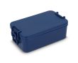 Lunch box à double étage avec clips de fermeture et couverts 1,55 L couleur bleu bondi