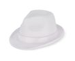 Chapeau en polyester, disponible en plusieurs couleurs vives couleur blanc