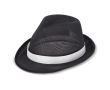 Chapeau en polyester, disponible en plusieurs couleurs vives couleur noir