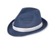 Chapeau en polyester, disponible en plusieurs couleurs vives couleur bleu foncé