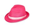 Chapeau en polyester, disponible en plusieurs couleurs vives couleur fuchsia