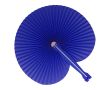 Eventail pliable et compact de différentes couleurs personnalisable couleur bleu