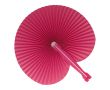 Eventail pliable et compact de différentes couleurs personnalisable couleur rose