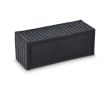 Antistress en mousse PU en forme carrée de conteneur maritime couleur noir