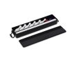 Jeu de bowling de table avec piste pliable et boîte de rangement couleur noir