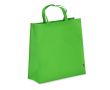 Sac de transport en RPET avec soufflet et anses courtes 75 g/m² couleur vert lime