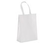 Sac de transport en RPET avec soufflet et anses moyennes 105 g/m² couleur blanc