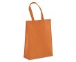 Sac de transport en RPET avec soufflet et anses moyennes 105 g/m² couleur orange