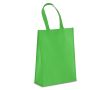 Sac de transport en RPET avec soufflet et anses moyennes 105 g/m² couleur vert lime