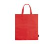 Sac simple pour entreprises en tissu non tissé 80 g/m² Plaza Large couleur rouge