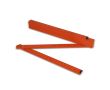 Règle en bois coloré pliable résistante aux chocs 2M couleur orange