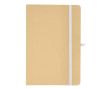Carnet en carton avec détails colorés A5 à pages lignées couleur blanc