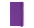 Carnet en PU de plusieurs couleurs vives avec pages lignées FSC A6 couleur mauve