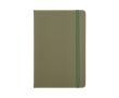 Carnet en PU de plusieurs couleurs vives avec pages lignées FSC A5 couleur vert olive