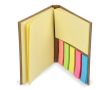 Bloc de post-it de différentes tailles avec couverture en kraft couleur naturel