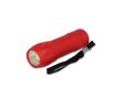 Lampe de poche en plastique recyclé avec plusieurs coloris de lumière couleur rouge