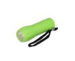 Lampe de poche en plastique recyclé avec plusieurs coloris de lumière couleur vert lime
